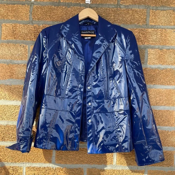 Pamela McCoy Blue Cobalt Jacket medium - Picture 15 of 15